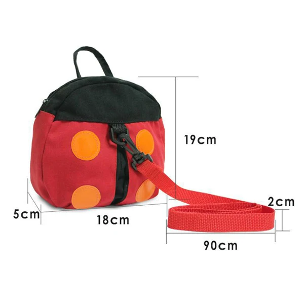 Рюкзак-кенгуру для детей с защитой от потери, многофункциональные прогулочные ремни для малышей, регулируемая детская сумка с милым рисунком