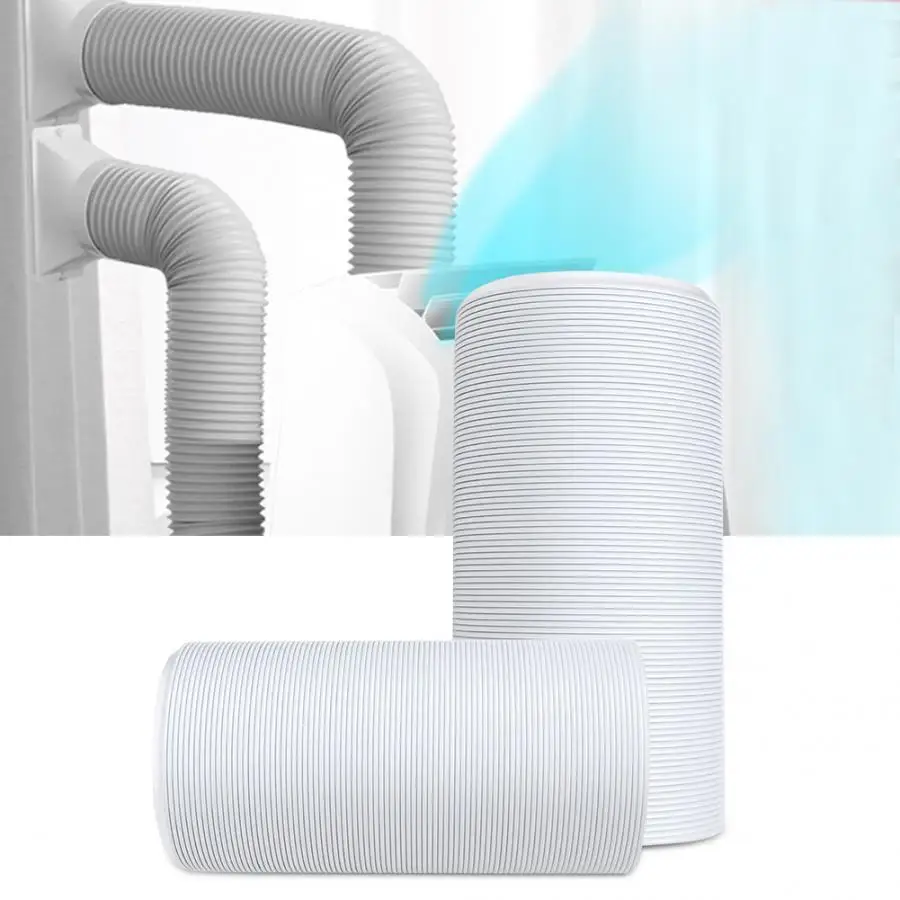 Portable Universal Flexible Conditioner Exhaust Hose Tube Replacement Parts Conditioner Exhaust Vent Pipe air conditioning exhaust hose exhaust hose air conditioner parts air conditioning accessories