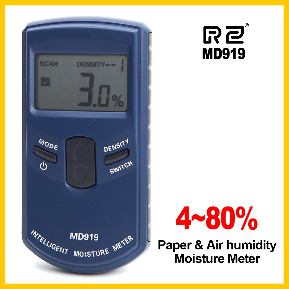 RZ Super large LCD display electronic moisture meter instrument to