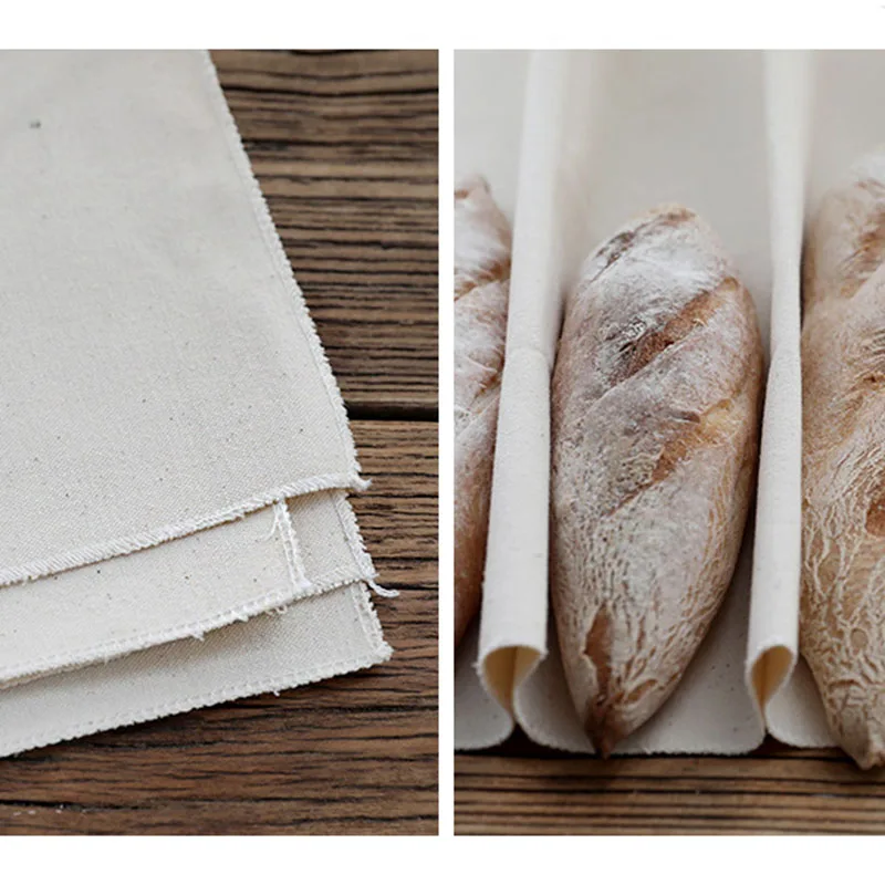 

1Pcs Baguette Fermented Cloth Baking Accessories For Maker Linen Flax Pan Proving Dough Baker Mat Practical Baking& Pastry Tools