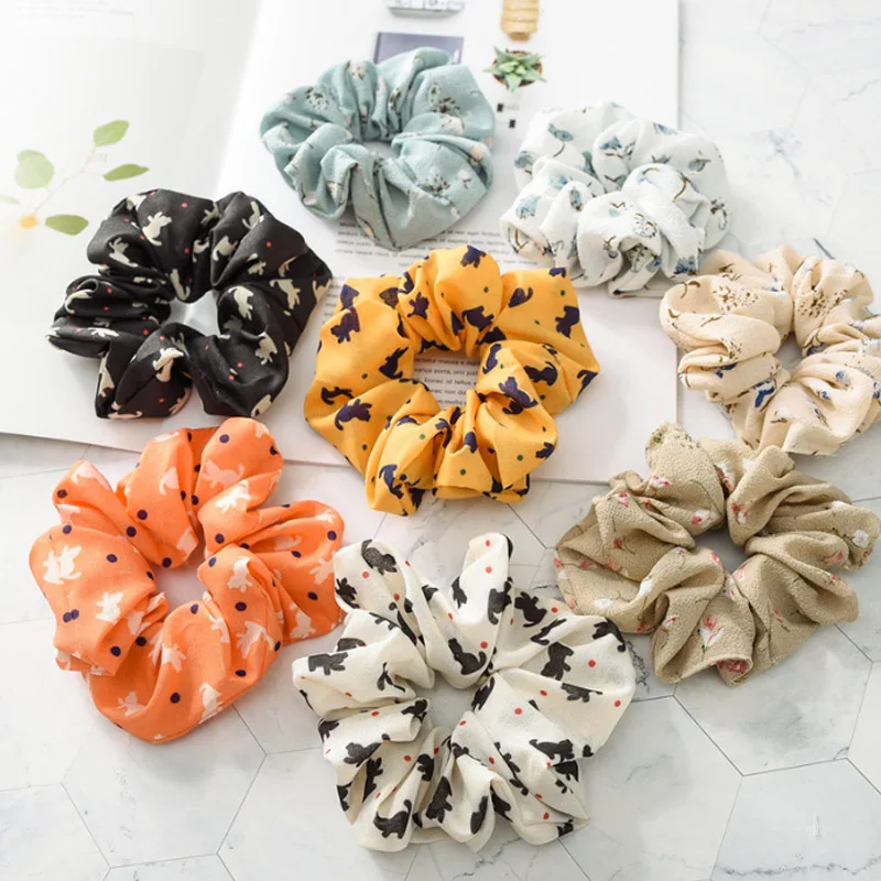 

LNRRABC 2018 new seaside summer style cartoon floral hair accessories E. cosiness band Bohemian hot elastic fashion party gift