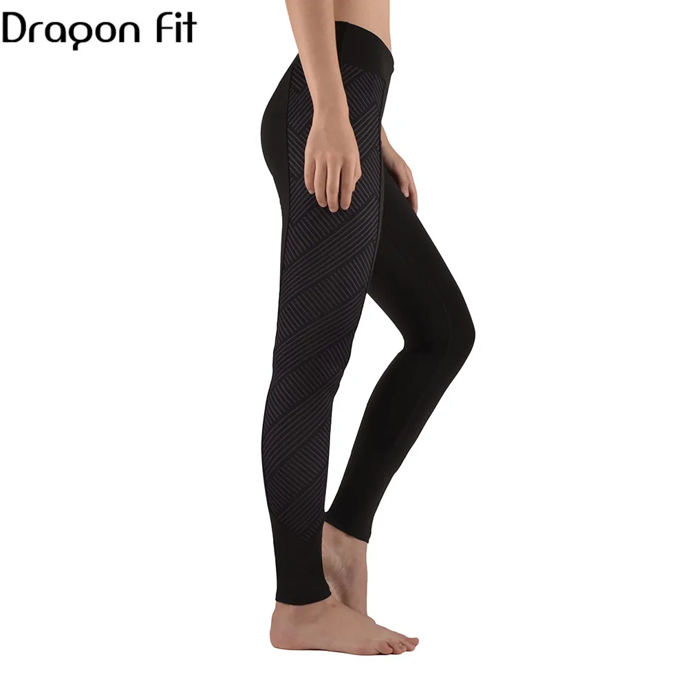 

Dragon Fit Quick Drying Compression Yoga Tights Stretched Sports Pants Gym Leggings Running Tight Women Fitness Yoga Pants