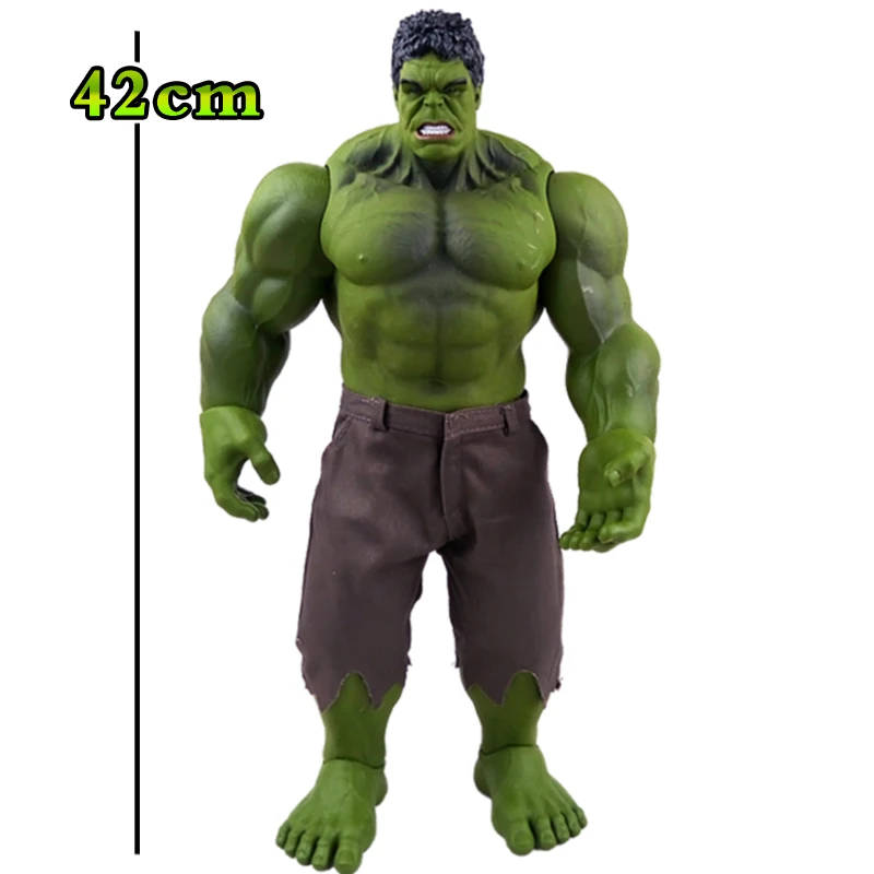 

Hot Avengers Incredible Hulk Iron Man Hulk Buster Age Of Ultron Hulkbuster 42CM PVC Toys Action Figure Hulk Smash