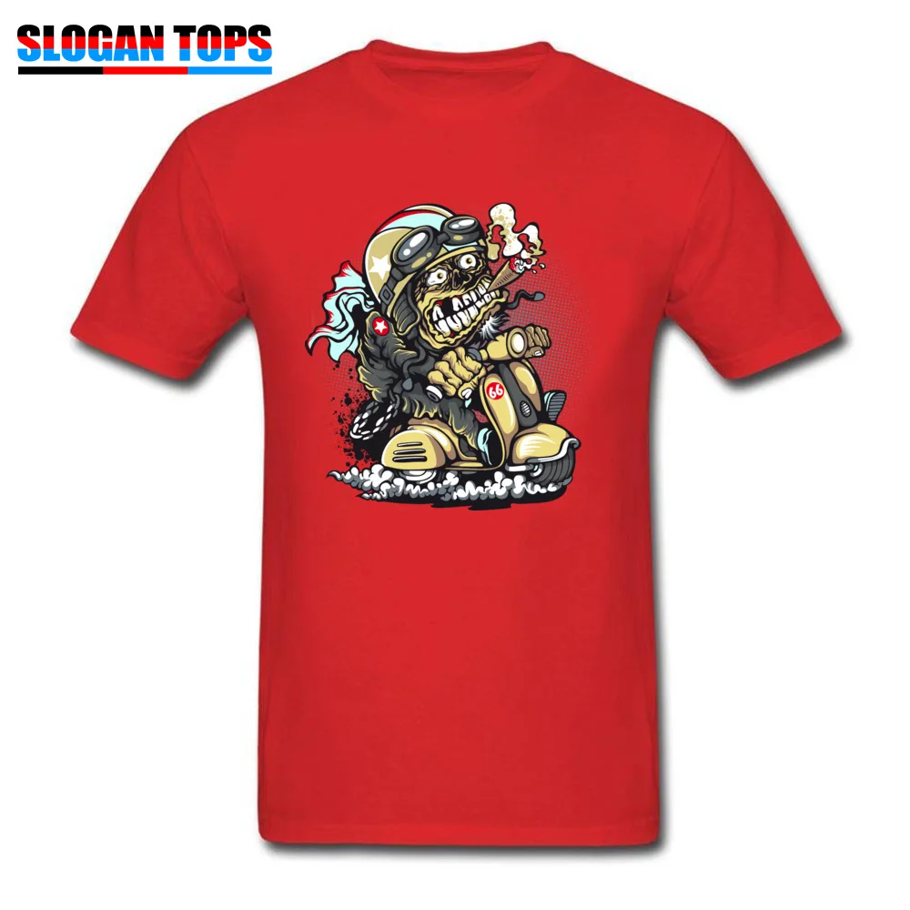 2018919Y45 Summer Tops Tees Short Sleeve for Men Cotton Fabric Summer Round Collar Top T-shirts Europe Sweatshirts Slim Fit 2018919Y45 red