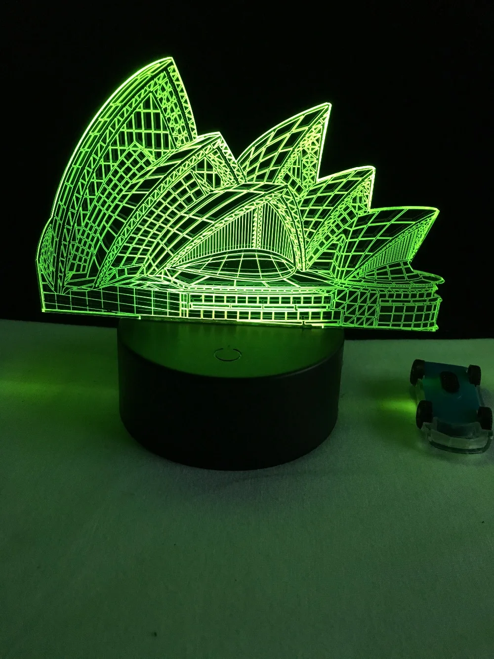 Sydney Opera House Bedroom Night Light 3D LED USB Multicolor Home Decorative Lighting Cable Atmosphere Table Lamp gifts
