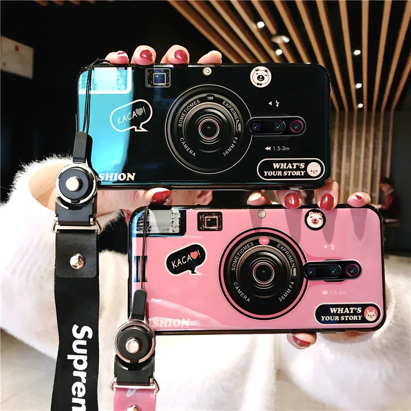 

Camera Case For Xiaomi Redmi K20 Pro Mi 9T Pro Mi9T K20 Case Back Cover luxury soft Bumper Silicone TPU Armor Shell coque