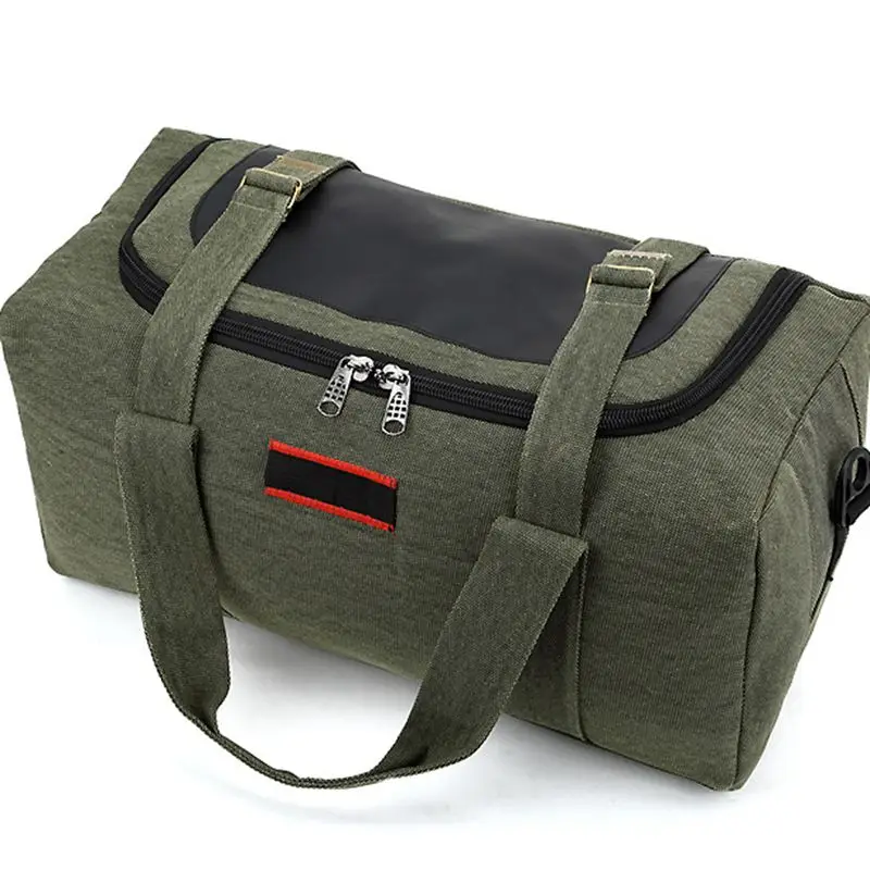 

Waterproof Canvas Men Travel Bags Carry On Luggage Bags Men Duffel Bag Travel Tote Large Weekend Bag Overnight High Capacity