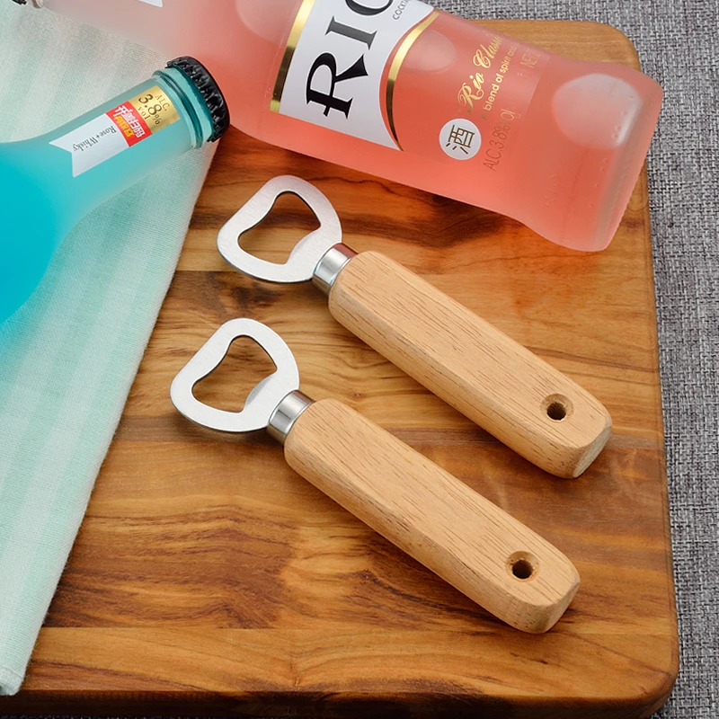 Keychain Opener Bottle Opener Wood Wine Kitchen Beer Steel Creative Opener LI Keychain Opener Bottle Opener Wood Wine Kitchen Beer Steel Creative Opener LI
