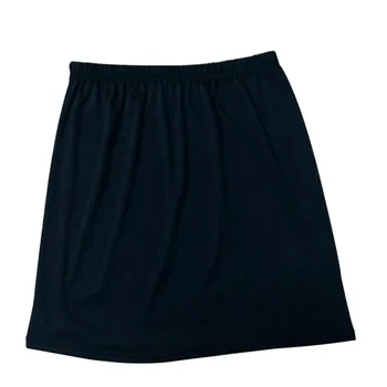 

Women Summer Stretch Satin Half Skirt Anti-slip Short Petticoat High Waist Solid Hip Skirts Ladies Casual Accessories