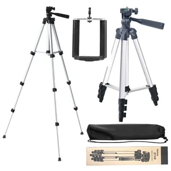 

Professional Foldable Tripod With 3-Way Head Tripod for Nikon D7100 D90 D3100 DSLR Sony NEX-5N A7S Canon 650D 70D 600D