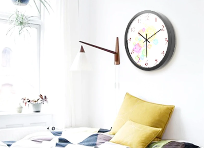 3d led wall clock barber shop (10)