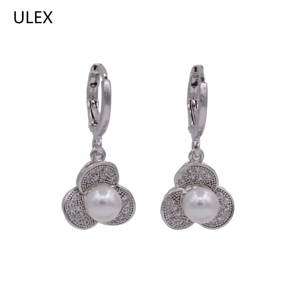 

Luxury Sliver Color Butterfly Shape Cubic Zircon Water Drop Crystal Pendant Drop Earrings For women Party Wedding Jewelry Gift