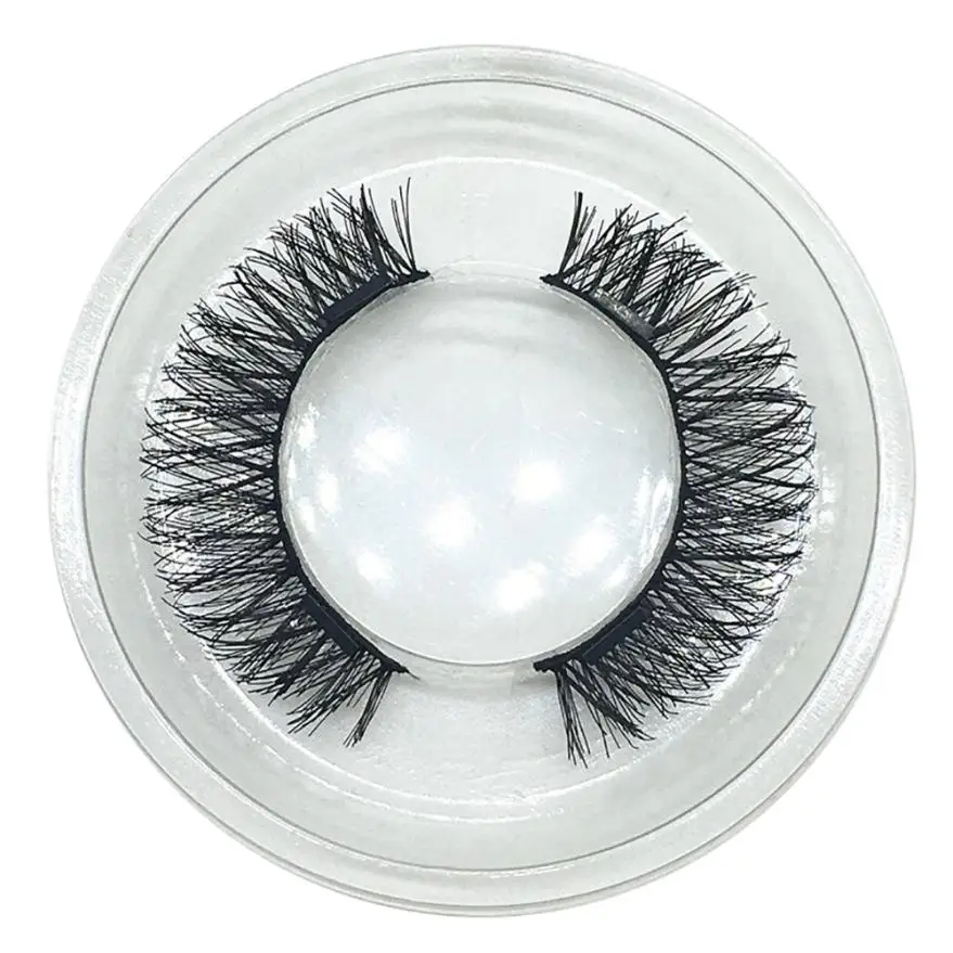 

Handmade 1 Pair 3D Double Magnetic False Eyelashes Reusable False Magnet Lashes 2U0307