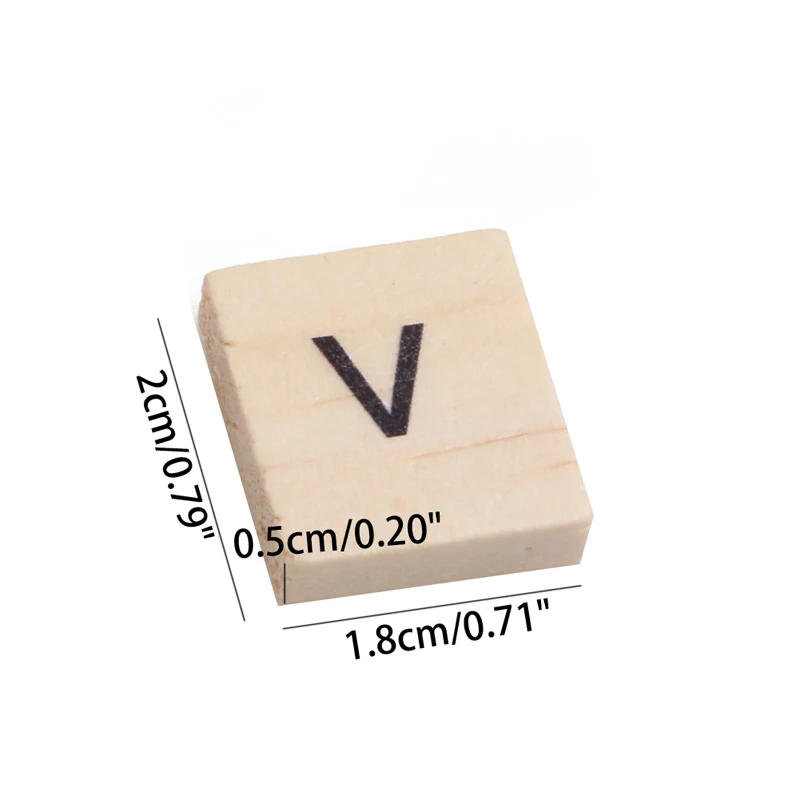 Деревянный Алфавит Scrabble плитки черные буквы для поделок дерево Новый 100 шт|letter