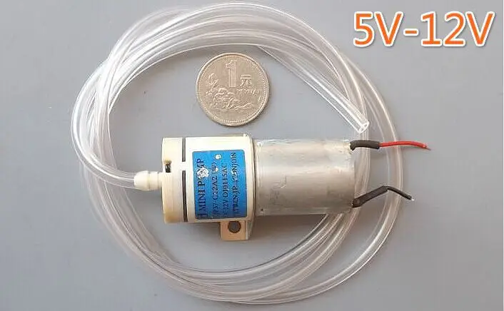 

0.08MPa 370 motor 12V DC air pump / aquarium fish oxygen pump / oxygen filling pump Holder with 1m cable