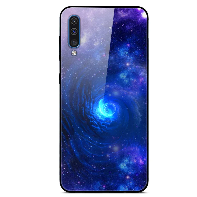 Чехол из закаленного стекла для samsung A50, чехол для samsung Galaxy A50 A505F A505 A 50, Fundas Coque