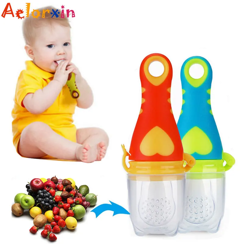 Baby Nipple Fresh Food Milk Nibbler Feeder Feeding Safe Baby Pacifier Supplie Kq