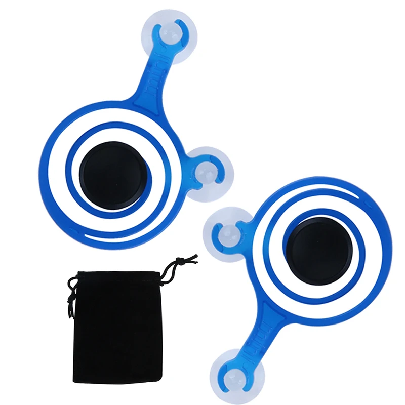 

Pair Mini Joystick Touch Screen Vacuum Cups Game Controller PC PVC Electric Conductor Blue for Mobile Phone Tablet Arcade Games