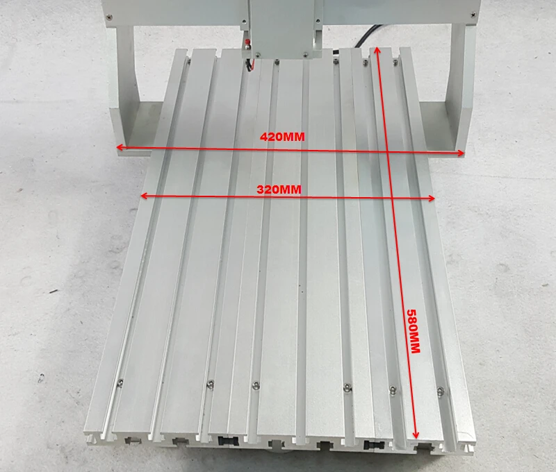 DIY мини фрезерный станок с ЧПУ 3040 гравировальный станок с ЧПУ рама с 65 мм Шпиндельный мотор зажим