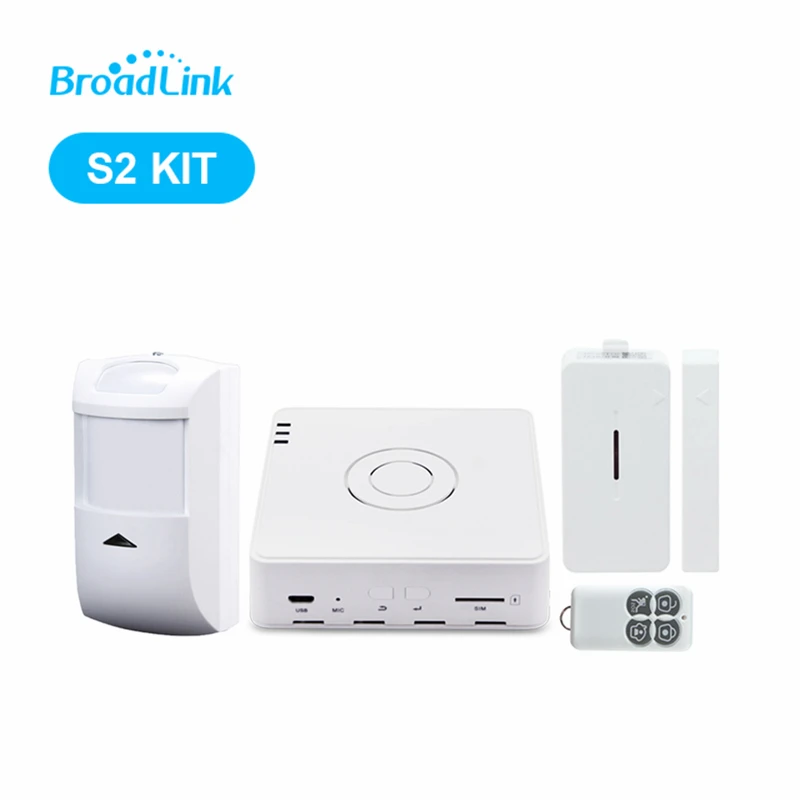 2018 Broadlink S2-HUB Security Alarm System Kit Detector Motion Sensor Remote Control For Smart Home Automation Anti-thef 2018 Broadlink S2-HUB Security Alarm System Kit Detector Motion Sensor Remote Control For Smart Home Automation Anti-thef