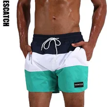 Escatch Brand Swimsuit Men’s Swimming Trunks Quick Dry Surf Beach Shorts Sport Swimwear Men Boardshorts Man Gym Bermuda Swimsuit