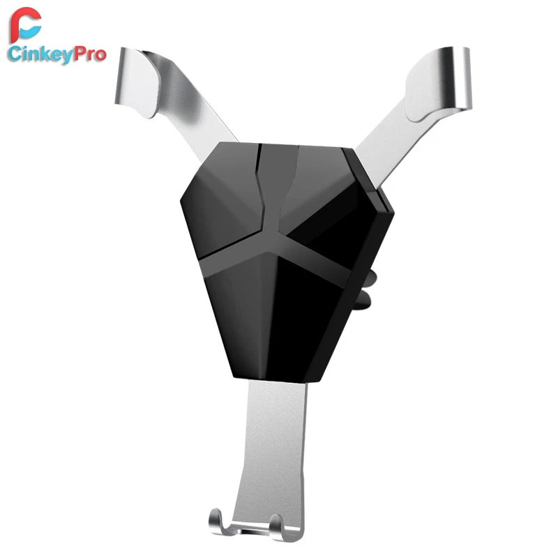 

Car Phone Holder for iPhone Samsung Mount Stand No Magnetic Air Vent Mount Mobile Phone Universal Gravity Support CinkeyPro