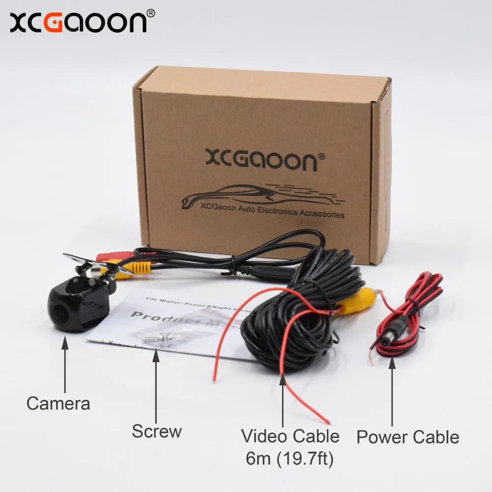 XCGaoon Q3 CCD Автомобильная камера заднего вида Водонепроницаемая 170 градусов