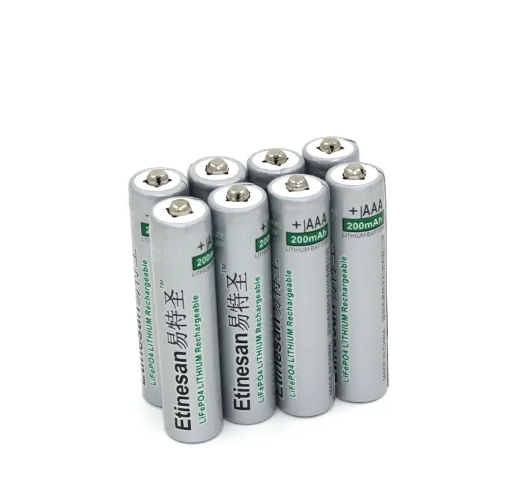 8 шт. аккумуляторные батареи 200 мАч 10440 lifepo4 3 2 в AA|lifepo4 3.2v|aa rechargeable batteryrechargeable battery |