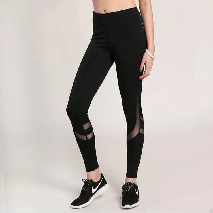 KLV women sports pants high waist yoga fitness legging