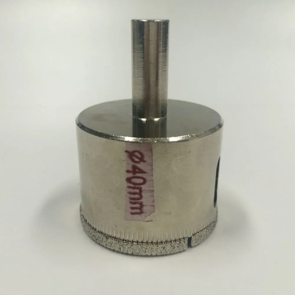 40mm glass hole saw installation diamond coated drill bit wood plastic