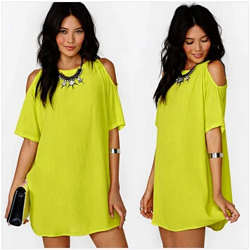 New Fashion Lady font b Women b font Off Shoulder Chiffon T Shirt Tops Short Sleeve