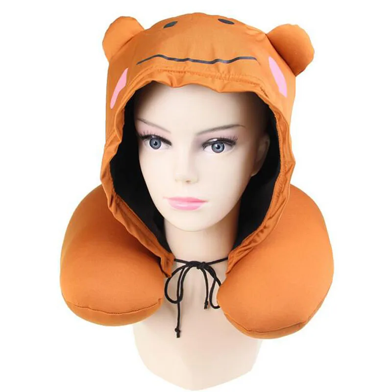 Cartoon Multifunction Ties Ushape Slow Rebound Memory Foam Neck