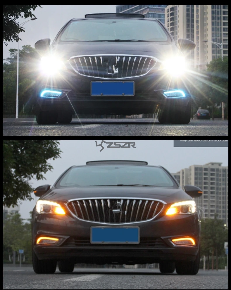 Белый/желтый Туман огни Светодиодный и дневной свет для Buick Verano 2015 z2af061