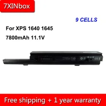 7 xinbox 9 ячеек 7800 мАч ноутбука Батарея для Dell Studio XPS 16 1640 1645 1647 W303C W298C X411C X413C R720C U011C 312-0814 312-0815