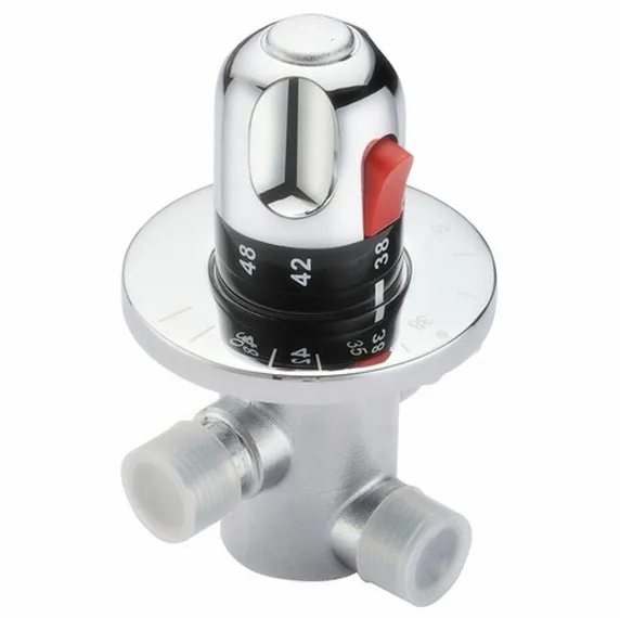 BaiDaiMoDeng 1/2 умный скрытый термостатический клапан душевая комната/душевой экран/ванна Автоматический термостатический смесительный клапан - Цвет: Thermostatic valve