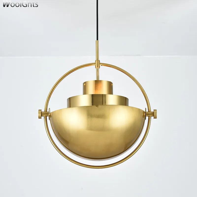 Wooights скандинавский Золотой подвесной светильник, современный минималистичный светильник, подвесной светильник в стиле лофт, антикварный подвесной светильник