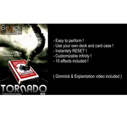 Tornado Box по Микаэль Шателена (трюк + Интернет-дать) карта Фокус Иллюзия закрыть улица карты реквизит 81438