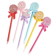 Даже не подозревали! 60 шт в комплекте, студентов Канцтовары, шариковая ручка ручки с изображением леденца в форме конфеты Цвета ручки случайный Цвета