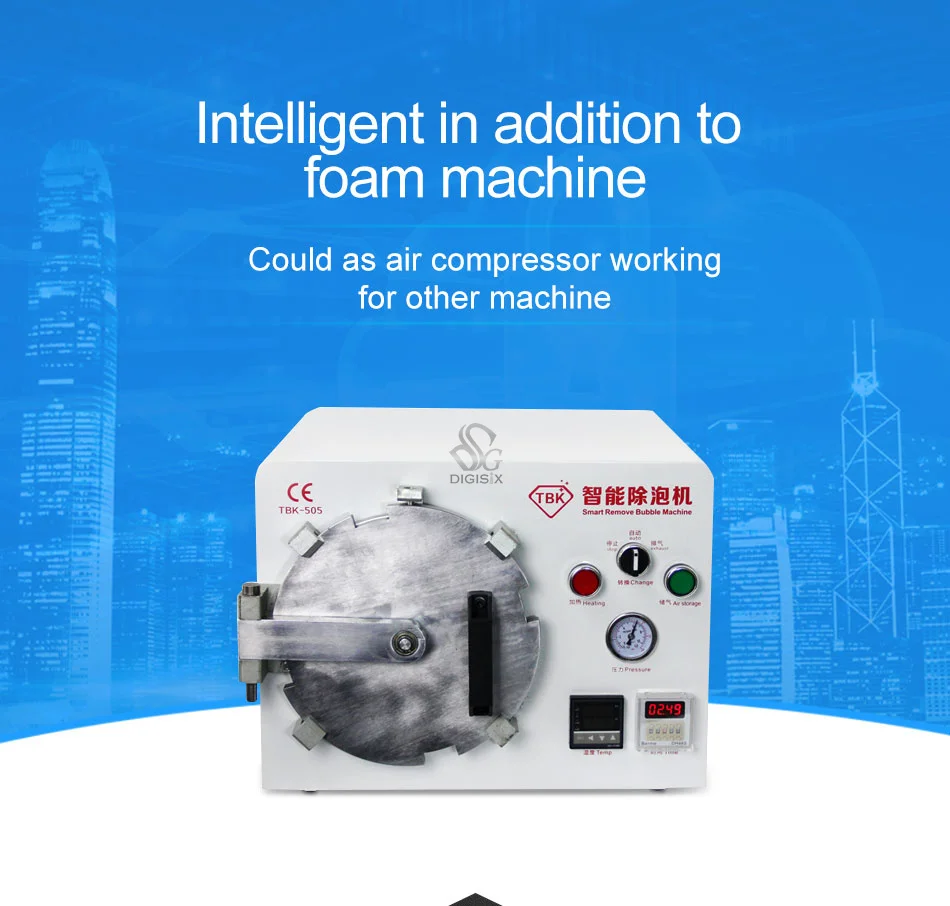 TBK-505 multi-функции автоклав Smart пузырь удалить машина встроенный воздушный