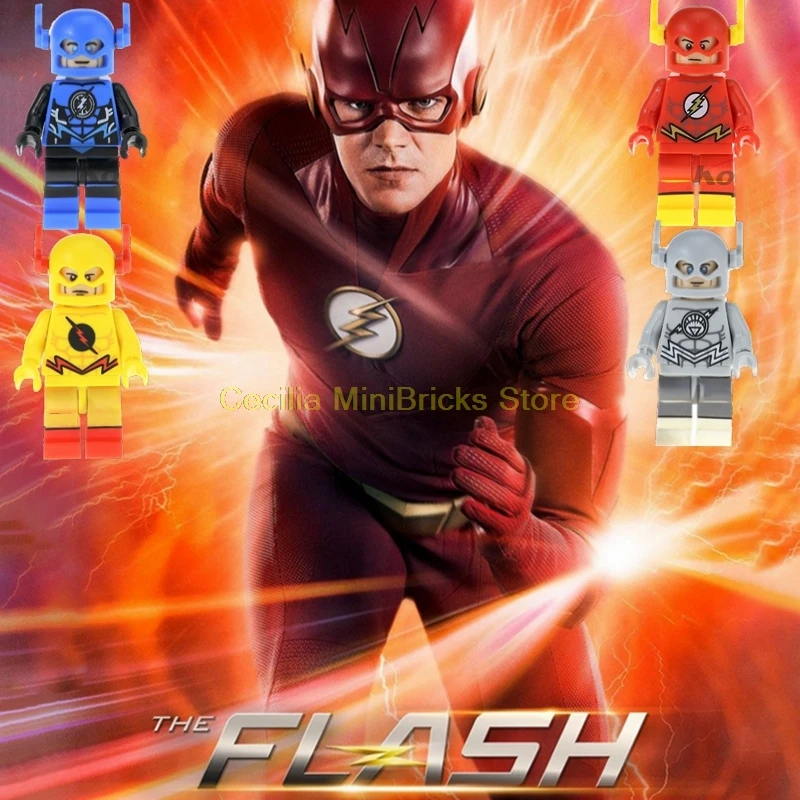 

Legoing Flash Season 5 Killer Frost Starfire Vibe Iris West Super Heroes Bricks Building Blocks Toys for Children Legoings DC