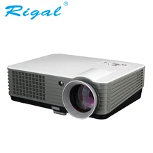 Rigal Projector RD801 LED Projector 2000Lumens Android WIFI 3D Beamer Home Cinema Theatre Proyector TV LCD Video Game HDMI VGA