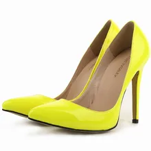 Loslandifen brand new women’s pumps high heels shoes woman wedding party dress ladies pointed toe stiletto size 35-42 11cm high
