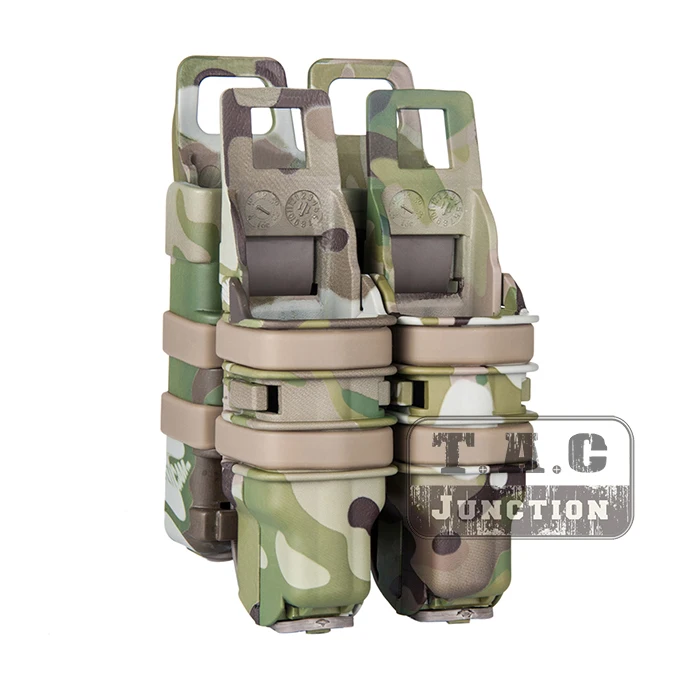 

Tactical FastMag M4 5.56 .223 & Pistol Magazine Pouch Ammo Mag Holster Quick Reload Heavy Fast Mag for MOLLE PALS System