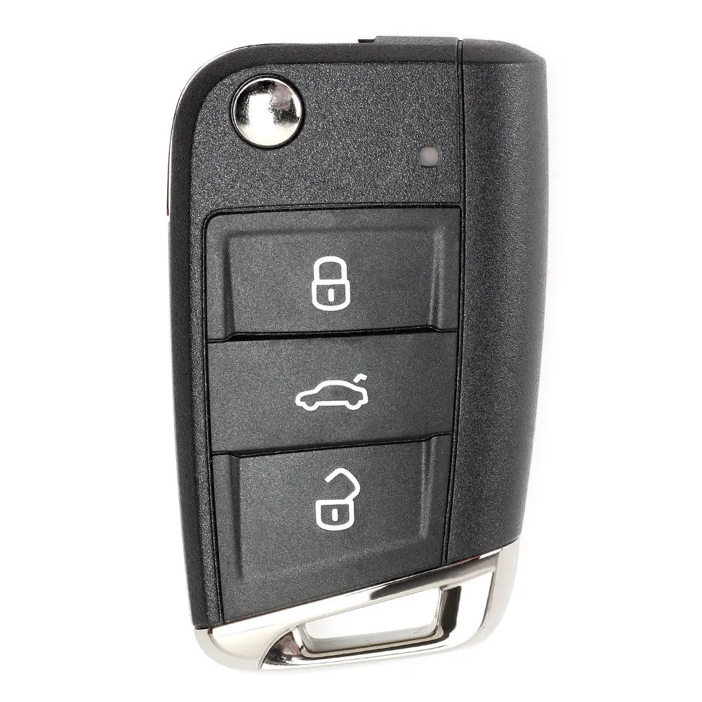 KEYECU Keyless Флип дистанционный брелок для Volkswagen MQB Golf VII MK7, для Skoda Octavia A7