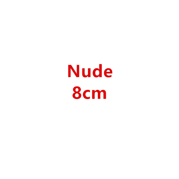 Nude 8cm Модные женские пикантные Вечерние туфли на высоком тонком каблуке; женские туфли-лодочки с острым носком на каблуке - Цвет: Nude 8cm