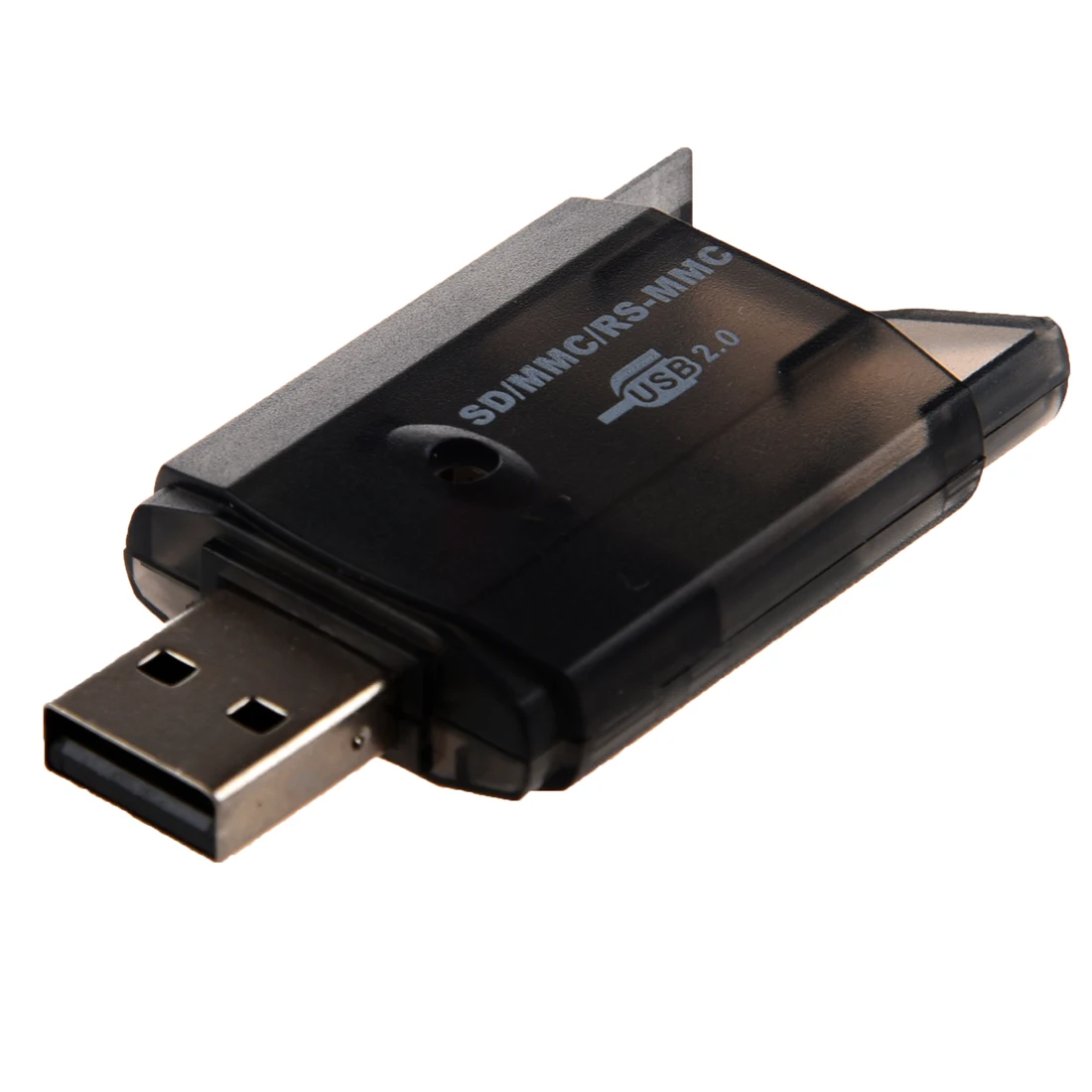 SD MiniSD MMC T-Flash key USB 2,0 кардридер (sd-карта и адаптер для карт не входят в комплект) черный