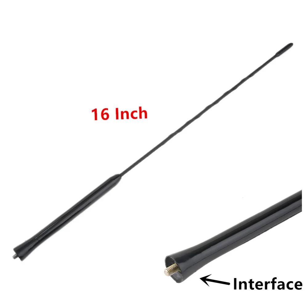 42cm 16 inch Universal Car Auto Roof Mast AM/FM Whip Fuba Aerial Antenna For car For Mazda for