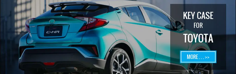 Чехол для ключей автомобиля из сплава для Toyota CHR C-HR Camry Prado Prius Corolla RAV4 брелок для ключей защитный чехол дистанционного брелока