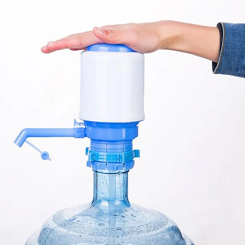 Portable Mannual hand pressure drinking water dispenser Removable Tube
