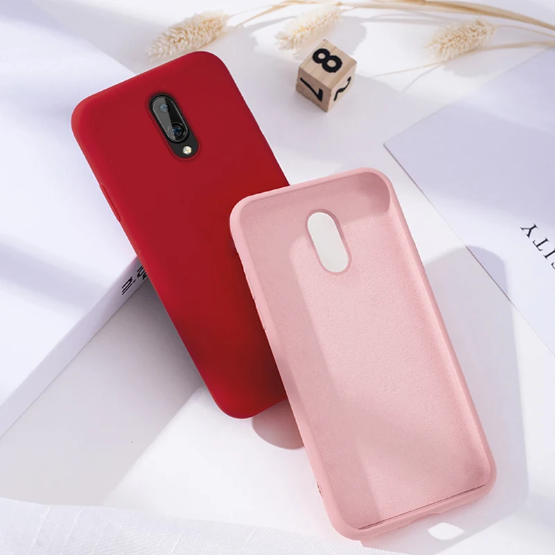 Чехол для oneplus 7 силиконовый облегающий чехол накладка MOFi pro global черный синий